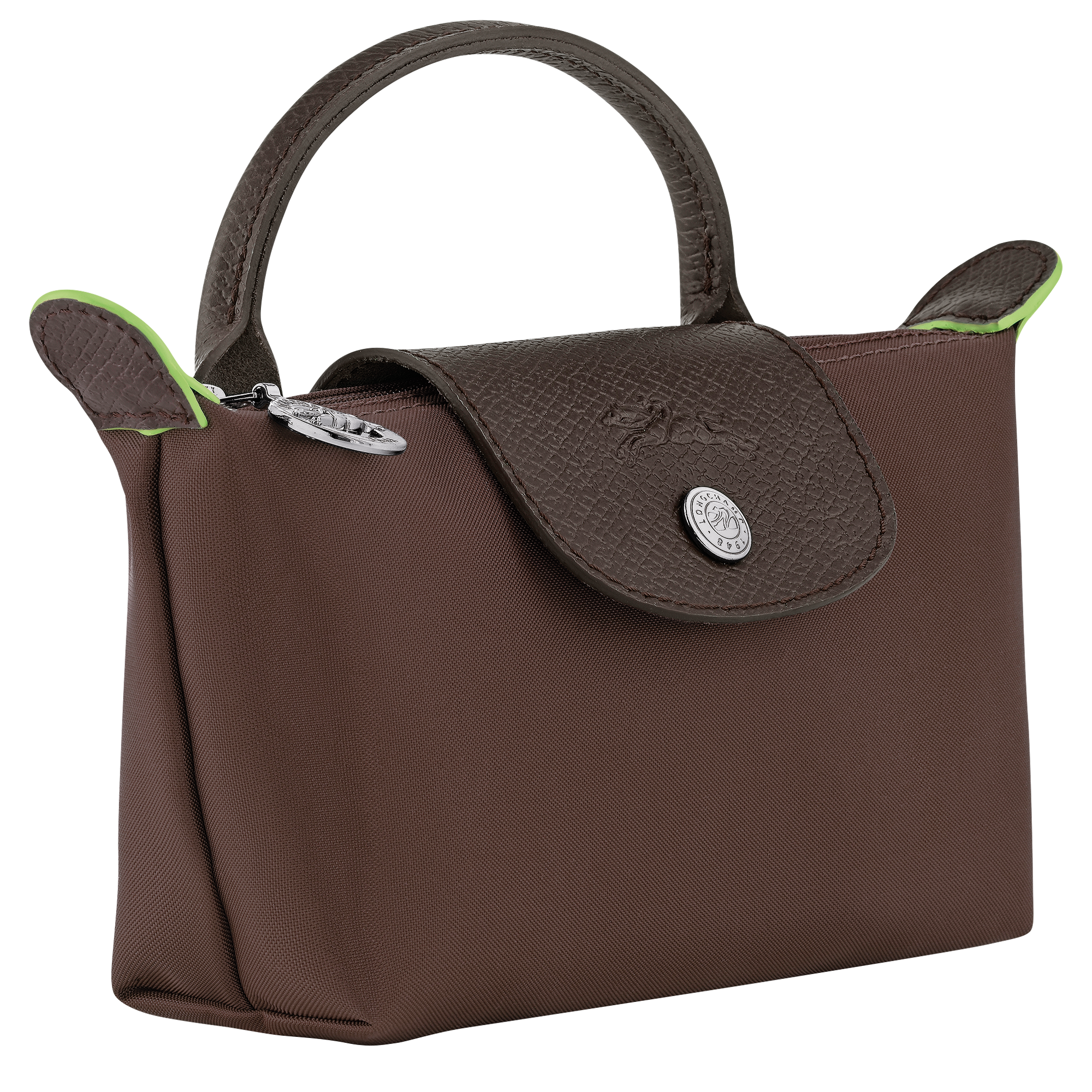 Le Pliage Green Pouch with handle