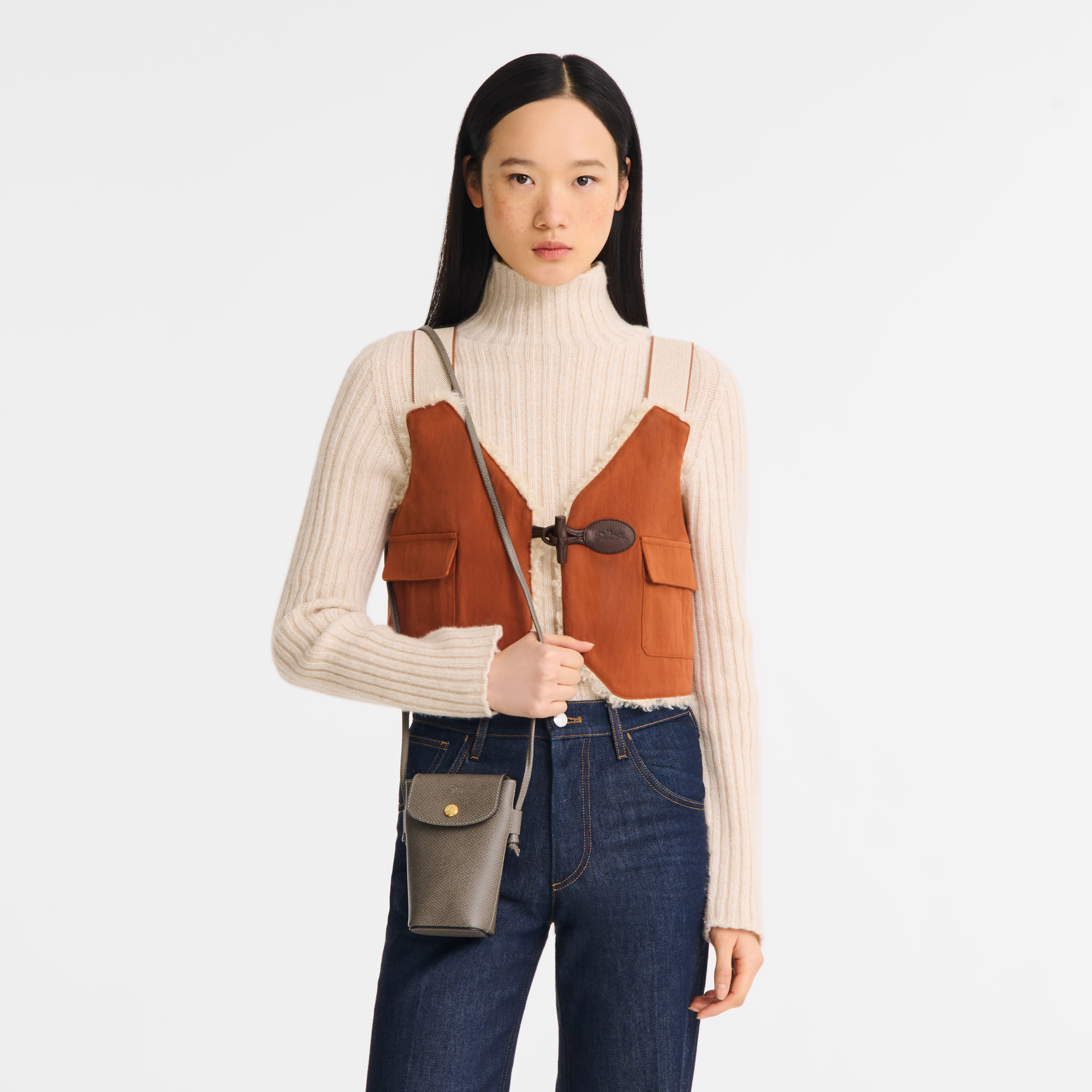 Épure Phone case with leather lace
